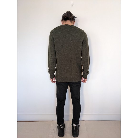 Oak + Fort Dark Green Sweater (Size: S) - Picture 4 of 4